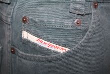 Diesel Jeans Saddle Gabardine grün II. Wahl