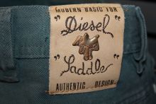 Diesel Jeans Saddle Gabardine grün II. Wahl