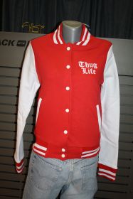 Thug Life Damen Sweatjacke rot TLWF12J15