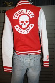 Thug Life Damen Sweatjacke rot TLWF12J15