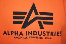 Alpha Industries Basic Hoody flame orange