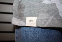Alpha Industries T-Shirt BLURRED T camo grey 186504