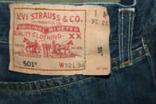 Levis Jeans 501 stone used