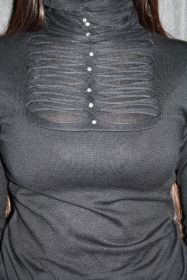 C.M.P. 55 schwarzer Rollkragenpullover