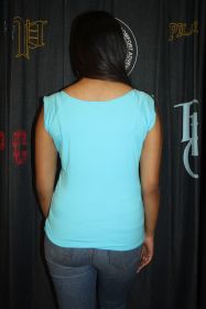 Pepe Damen T-Shirt L52455 SOUL türkis