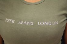 Pepe Damen T-Shirt L52459 VICKY mid green