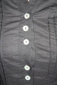 Madonna Damen Rüschen Bluse black