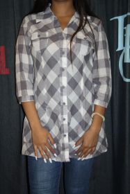 Solange Damen Langbluse kariert