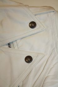 MDA by Madonna Biker Lederjacke 78-1010 weiss