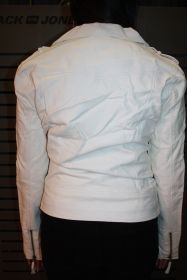 MDA by Madonna Biker Lederjacke 78-1010 weiss