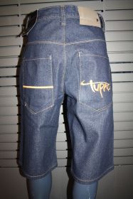 MAKAVELI Jeans Shorts MBD-004 dark blue