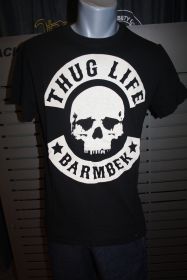 Thug Life T-Shirt Skull BARMBEK black TLTS-BAR17