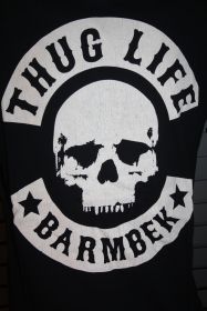 Thug Life T-Shirt Skull BARMBEK black TLTS-BAR17