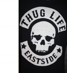 Thug Life T-Shirt Skull EASTSIDE black TLTS-EAST17