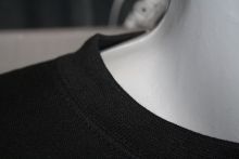 Picaldi 2051V Sweater schwarz mit weisser Aufschrift bis 4XL!