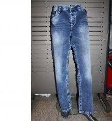 Viazoni Jeans Hugo LIMA mit weissen Ziernähten