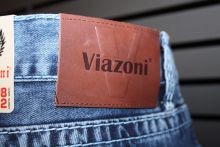 Viazoni Jeans Hugo LIMA mit weissen Ziernähten