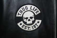 Thug Life Skull Lederjacke TLS12JKT24 BLACK