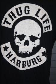 Thug Life T-Shirt Skull HARBURG black TLTS-HAR21