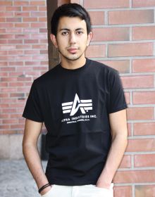 Alpha Industries Basic T-Shirt schwarz 100501