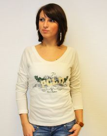 Picaldi 3706 Damen Langarm Shirt creme