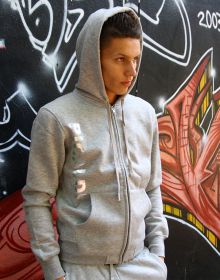 Picaldi 6502 Sweatjacke grau-silber