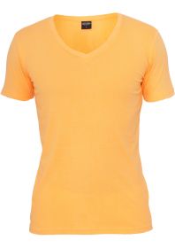 Urban Classics Neon V-Neck Tee TB381 Orange
